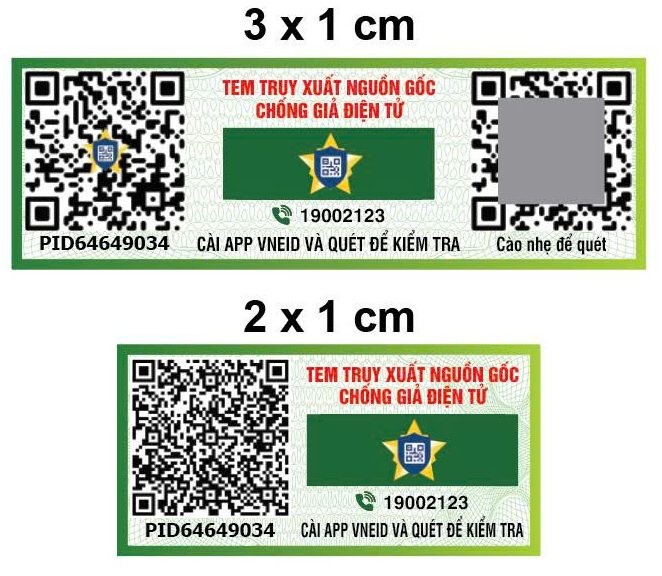 Tem truy xuất nguồn gốc qr code Tem truy xuất nguồn gốc qr code