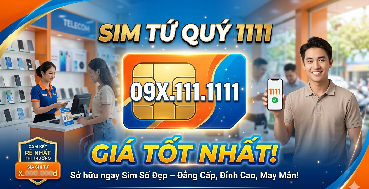 Sim Tứ Quý 1111 Giá Tốt Nhất